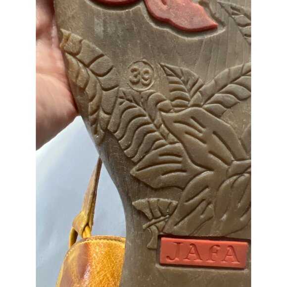 Jafa Womens Leather Sandals Handmade In Israel size 39 - Picture 8 of 9